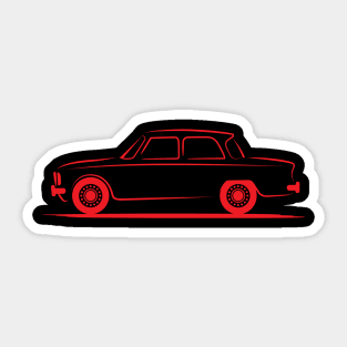 Alfa Romeo Giulia Red Sticker